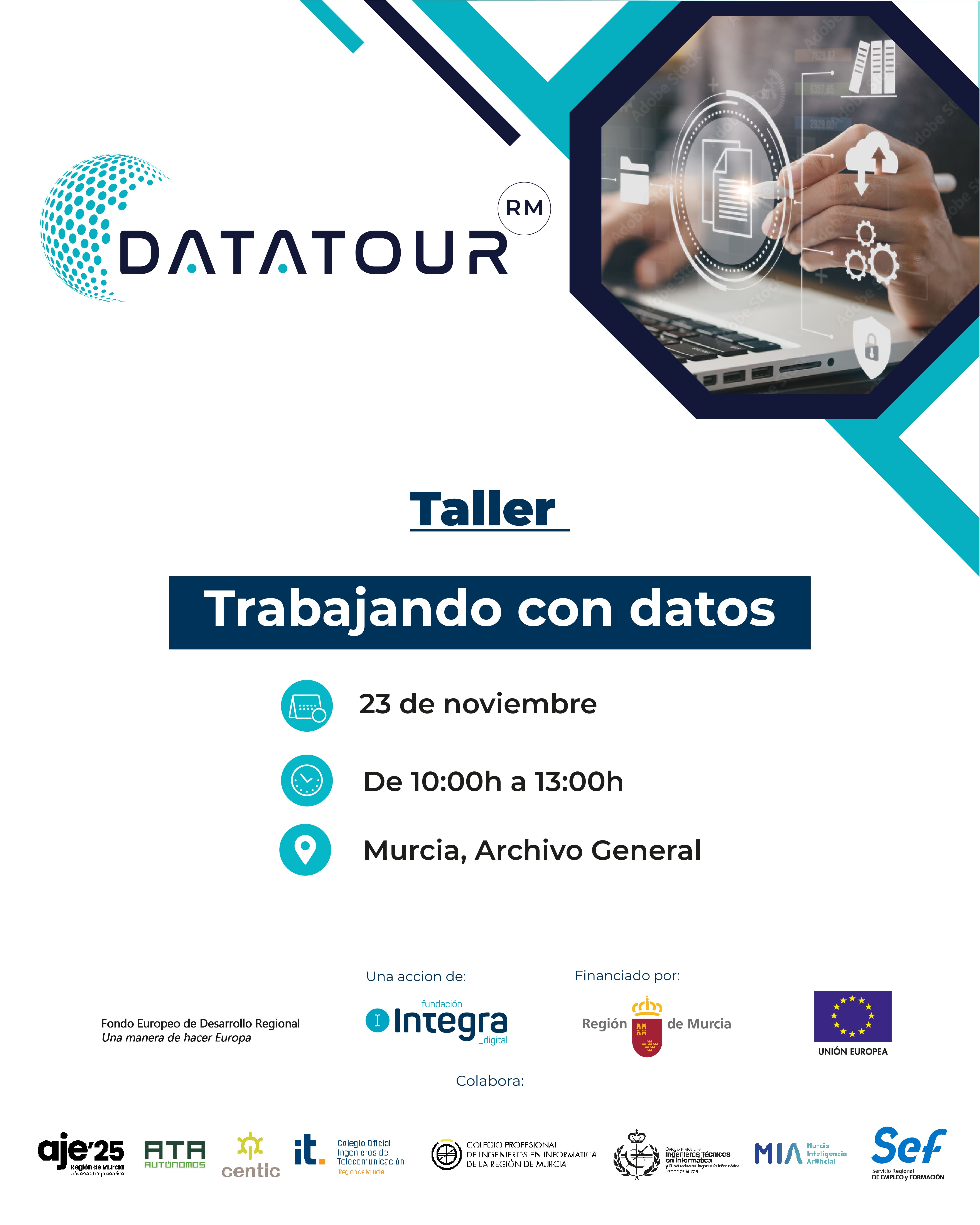 Imagen de Taller: Trabajando con datos | 23 de noviembre en Murcia